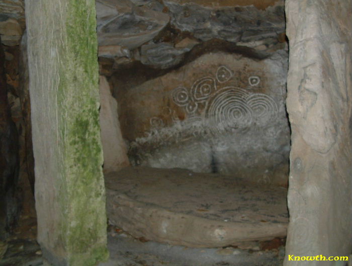 Standing Stone in Loughcrew Cairn L