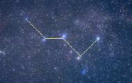 The constellation of Cassiopeia