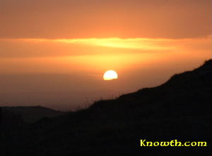 Loughcrew equinox sunrise September 2004
