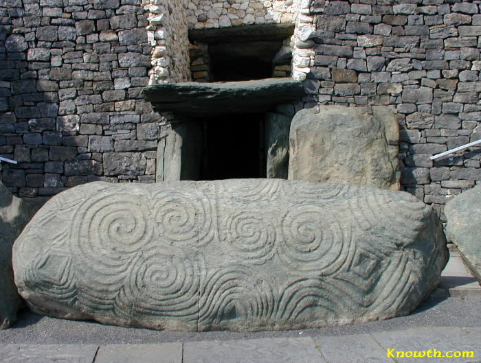 Newgrange Entrance Stone and Roof Box