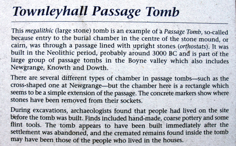 Townleyhall Passage Tomb
