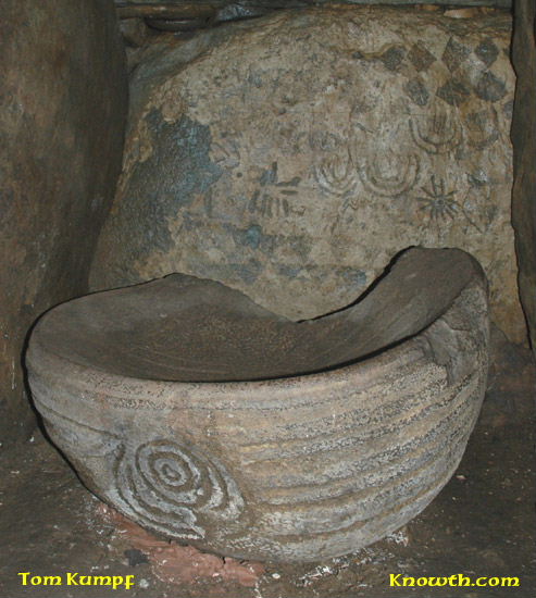 Basin Stone in Eastern Chamber