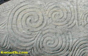 Newgrange entrance stone