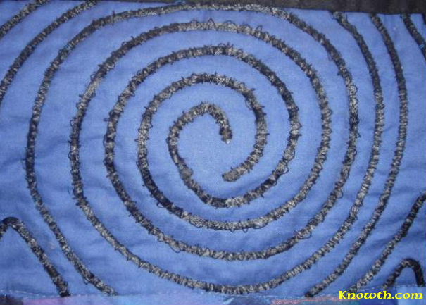Spiral from the Newgrange quilt